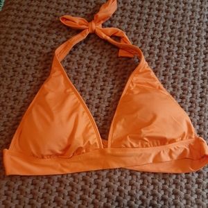 Orange bikini top